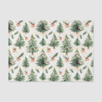 Weihnachts Whimsical Pine Trees Muster
