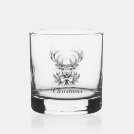Weihnachts-Whiskey-Glas-Set – Fröhliche & helle Ba Whiskyglas