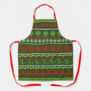 Weihnachts-Wiederholungsmuster Schürze
