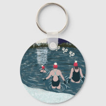 Weihnachts-Wild-Schwimmen in den Hütten von Santa 
