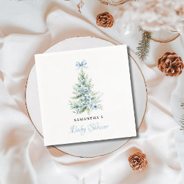 Weihnachts Winter Boy Baby Dusche Serviette