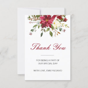 Weihnachts-Winter-Dankeskarte, Hochzeitskarte RSVP Karte