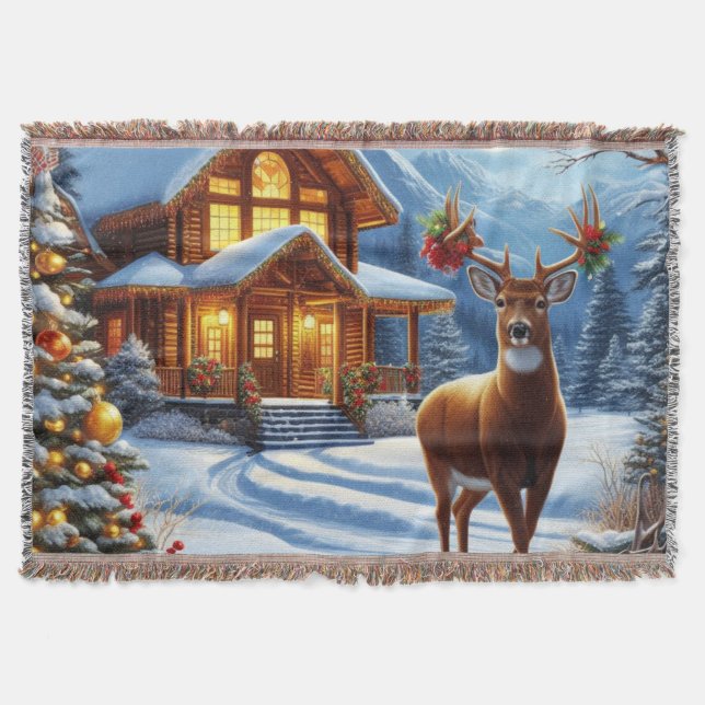 Weihnachts-/Winter-Deferlodge Decke (Vorderseite)