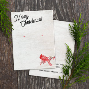 Weihnachts-Winter-Kardinal Schmuckstück-Anzeige er