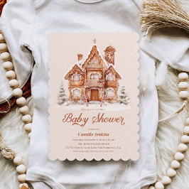 Weihnachts Winter Wonderland Baby Dusche Einladung