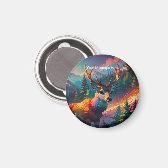 Weihnachts Winter Wonderland Ferienzeit Magnet (Vorderseite/Rückseite)