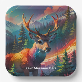 Weihnachts Winter Wonderland Ferienzeit Pappteller