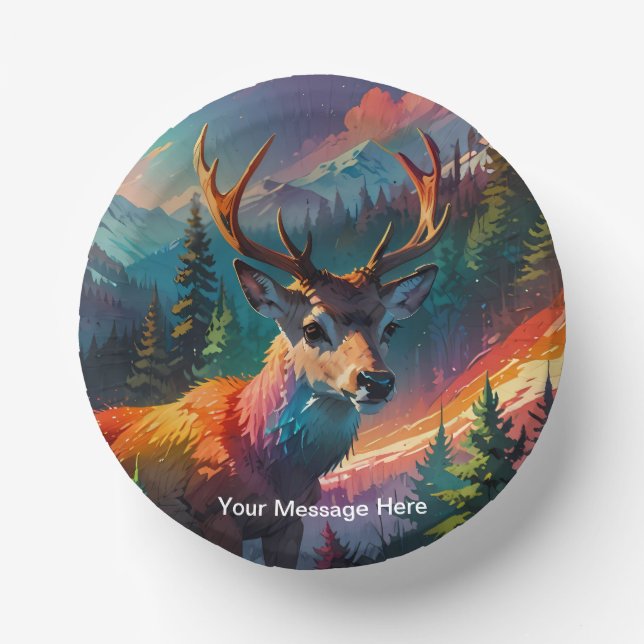 Weihnachts Winter Wonderland Ferienzeit Pappteller (Vorderseite)