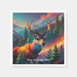 Weihnachts Winter Wonderland Ferienzeit Serviette