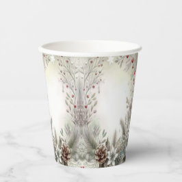 Weihnachts-Winterferien-Papier-Cups Pappbecher