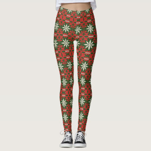 Weihnachts-/Wintermuster Leggings
