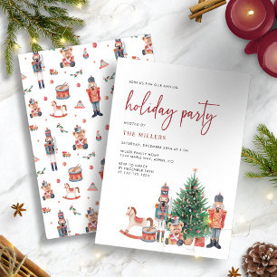 Weihnachts-Winterparty Einladung