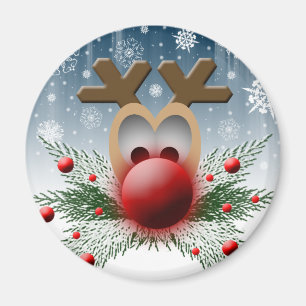 Weihnachts-Winterrutscher Magnet