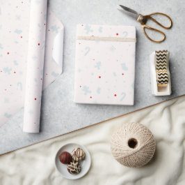 Weihnachts-Wintersaison Glätten Minimalistisches G Geschenkpapier