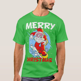 Weihnachts-Winterschnee-Hang Kostüm Santa Claus Sn T-Shirt