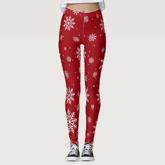 Weihnachts-Winterschneeflocken Gradient Fun Leggin Leggings