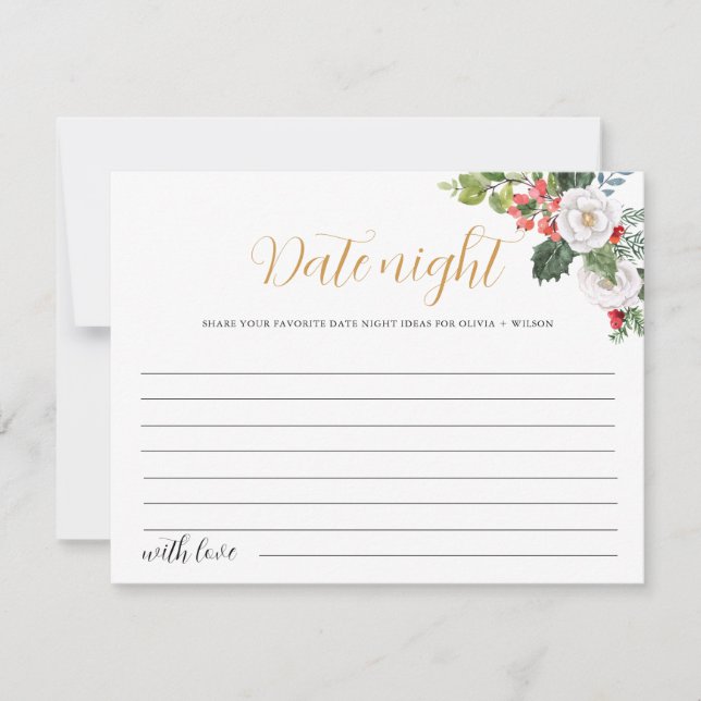 Weihnachts-Wintertag-Nachttischlampe Feiertagskarte (Vorderseite)