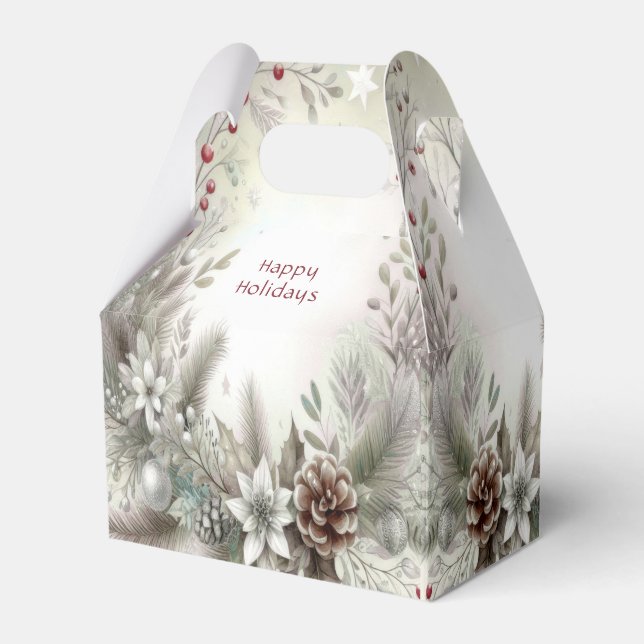 Weihnachts-Winterurlaub-Geschenkboxen Geschenkschachtel (Vorderseite)