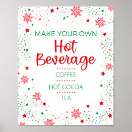Weihnachts-Winterurlaub - Hot Beyond Bar Sign Poster