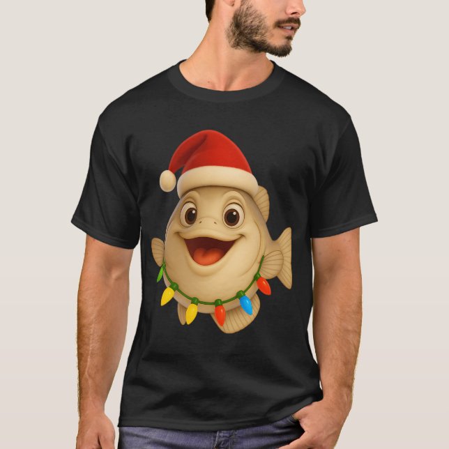 Weihnachts-Wittling-Fisch T-Shirt (Vorderseite)