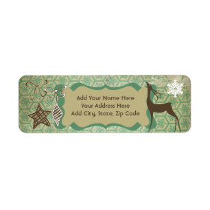Weihnachts Wonderland Holiday Address Labels