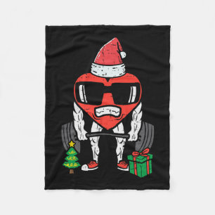 Weihnachts-Workout-Herz-Lifting Weihnachtsgymnasti Fleecedecke