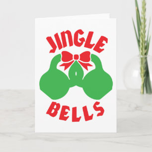 Weihnachts-Workout-Motivation Jingle "Kettle Bells Feiertagskarte