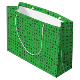 Weihnachts-Wortsuchrätsel-Geschenktasche Große Geschenktüte