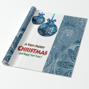 Weihnachts-Wrapping Papier Frohe Weihnachten Geschenkpapier
