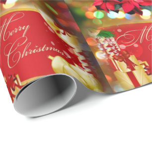 Weihnachts-Wrapping Papier Frohe Weihnachten Geschenkpapier