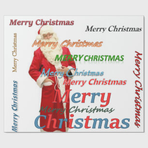 Weihnachts-Wrapping Papier Frohe Weihnachten Weihn Geschenkpapier