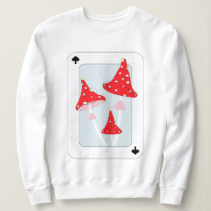 Weihnachts-Wunderland-Pilze Sweatshirt