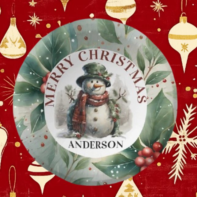 Weihnachts wünscht Papierplatte Runder Pappuntersetzer (Celebrate the holiday spirit with Brett's Santa Christmas Wishes paper coasters. )