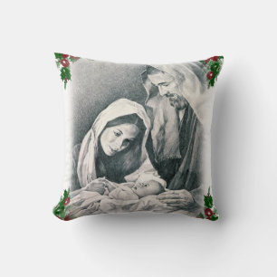 Weihnachts-Wurfkissen, Jesus Christus Kissen