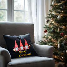 Weihnachts-Wurfkissen mit Gnom