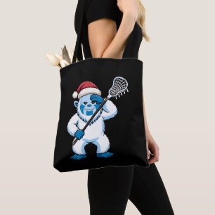 Weihnachts-Yeti-Lacrosse-Weihnachtsmannhut Sasquat