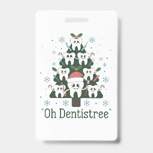 Weihnachts-Zahnarzt-Baum Zahnarzt Oh Dentistree Za Ausweis