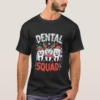 Weihnachts-Zahnarzt-Team Zahnarzt-Labor Zahnreinig T-Shirt
