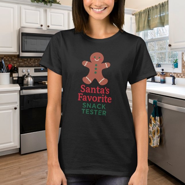 Weihnachts-Zitat-Snack-Tester T-Shirt (Von Creator hochgeladen)