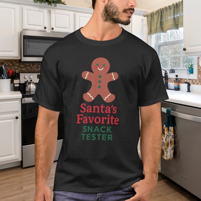Weihnachts-Zitat-Snack-Tester T-Shirt (Von Creator hochgeladen)