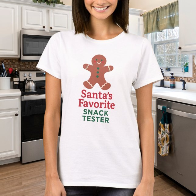 Weihnachts-Zitat-Snack-Tester T-Shirt (Von Creator hochgeladen)