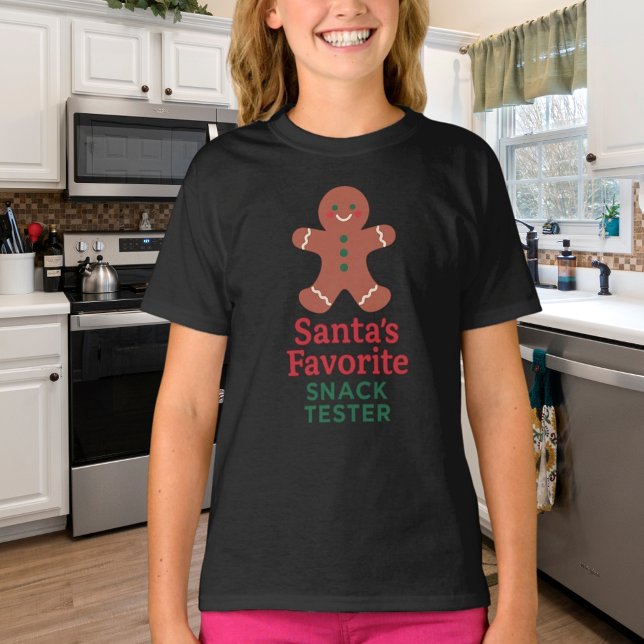 Weihnachts-Zitat-Snack-Tester T-Shirt (Von Creator hochgeladen)