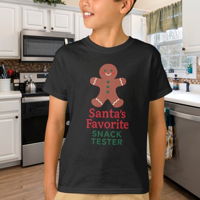 Weihnachts-Zitat-Snack-Tester T-Shirt (Von Creator hochgeladen)