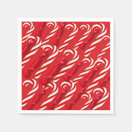 Weihnachts-Zuckerstange Serviette