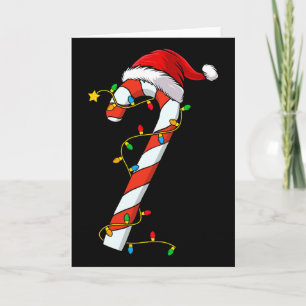 Weihnachts-Zuckerstangen-Weihnachtsmann Xmas Kinde Karte