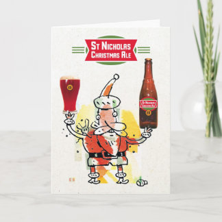 Weihnachtsaal Feiertagskarte