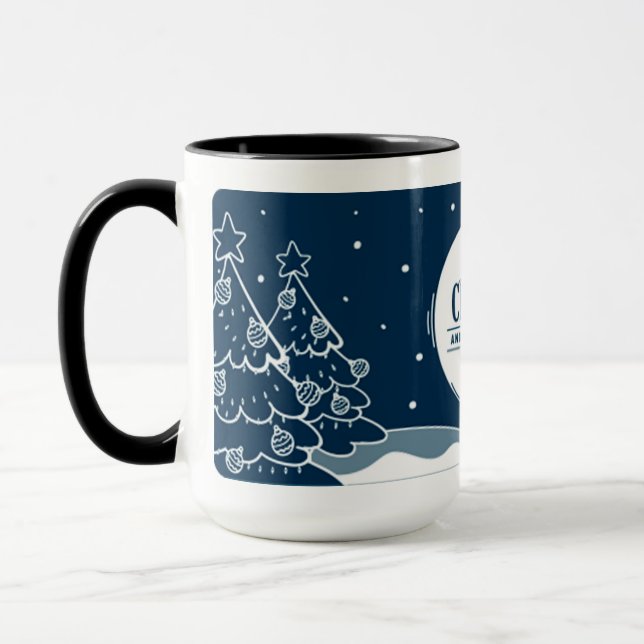Weihnachtsabbildungen Tasse (Links)