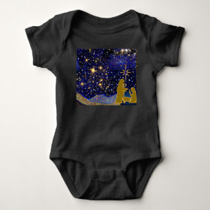 Weihnachtsabend Baby Strampler