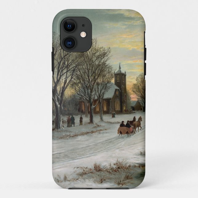 Weihnachtsabend Case-Mate iPhone Hülle (Rückseite)
