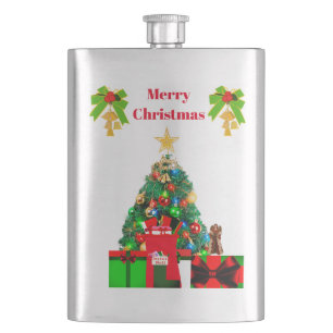 Weihnachtsabend Clasdic Flask Flachmann